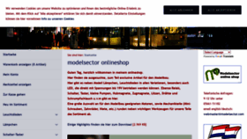 What Modelsector.com website looked like in 2021 (4 years ago)