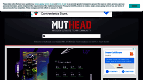 What Muthead.com website looked like in 2021 (4 years ago)