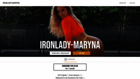 What Maryna-moroz.com website looked like in 2021 (3 years ago)