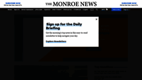 What Monroenews.com website looked like in 2021 (3 years ago)