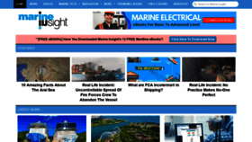 What Marineinsight.com website looked like in 2021 (3 years ago)