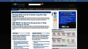 What Mortgagenewsdaily.com website looked like in 2021 (3 years ago)