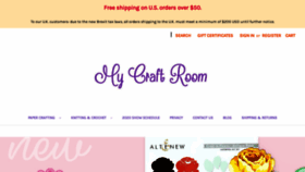 What Mycraftroom.com website looked like in 2021 (3 years ago)