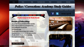 What Myfloridapoliceexams.com website looked like in 2021 (3 years ago)