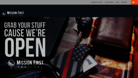 What Missionfirsttactical.com website looked like in 2021 (3 years ago)