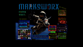 What Marksworx.com website looked like in 2021 (3 years ago)