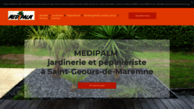 What Medipalm-landes.fr website looked like in 2021 (3 years ago)