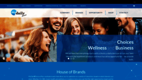 What Mydailychoice.com website looked like in 2021 (4 years ago)