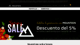 What Mountain.es website looked like in 2021 (3 years ago)