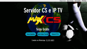 What Maxcs.com.br website looked like in 2021 (3 years ago)