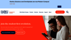 What Moderncampus.com website looked like in 2021 (3 years ago)
