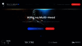What Multi-head.pl website looked like in 2021 (3 years ago)
