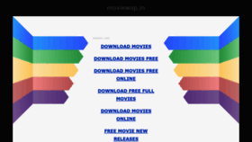 What Moviewap.in website looked like in 2021 (3 years ago)