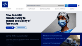 What Medline.com website looked like in 2021 (3 years ago)