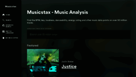 What Musicstax.com website looked like in 2021 (3 years ago)