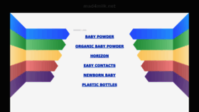 What Mad4milk.net website looked like in 2021 (4 years ago)