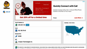 What Myip.com website looked like in 2021 (4 years ago)
