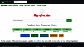 What M4ufree.fun website looked like in 2021 (3 years ago)