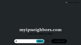 What Myipneighbors.com website looked like in 2021 (3 years ago)