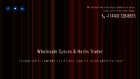 What Mgspicesco.com website looked like in 2021 (3 years ago)