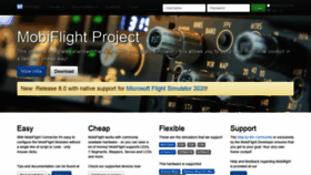 What Mobiflight.com website looked like in 2021 (3 years ago)