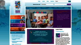 What Musictherapy.org website looked like in 2021 (3 years ago)