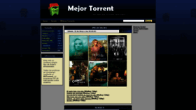 What Mejortorrent1.net website looked like in 2021 (3 years ago)