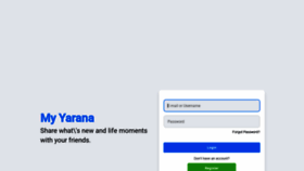 What Myyarana.com website looked like in 2021 (3 years ago)