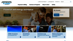 What Minnesotaenergyresources.com website looked like in 2021 (3 years ago)