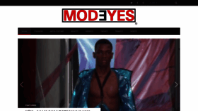 What Modeyes.com website looked like in 2021 (3 years ago)