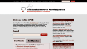What Mpkb.org website looked like in 2021 (3 years ago)