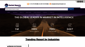 What Marketreportsinsights.com website looked like in 2021 (3 years ago)