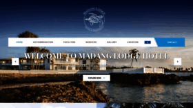 What Madanglodge.com website looked like in 2021 (3 years ago)