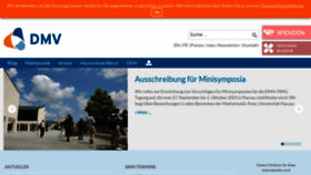 What Mathematik.de website looked like in 2021 (3 years ago)