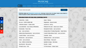 What Musicaq.site website looked like in 2021 (3 years ago)