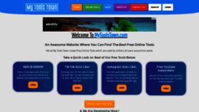What Mytoolstown.com website looked like in 2021 (3 years ago)