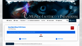 What Mundoesotericoparanormal.com website looked like in 2021 (3 years ago)