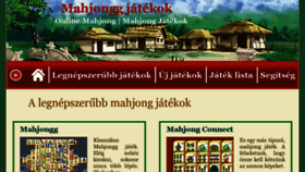What Mahjonggjatekok.com website looked like in 2021 (3 years ago)