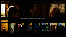 What Movieninja.online website looked like in 2021 (3 years ago)