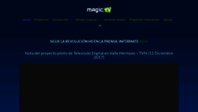 What Magictv.cl website looked like in 2021 (3 years ago)