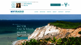 What Mvyradio.com website looked like in 2021 (3 years ago)