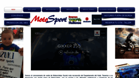 What Motosportsuzukineiva.com website looked like in 2021 (3 years ago)
