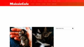 What Makalecafe.com website looked like in 2021 (3 years ago)