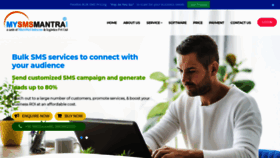 What Mysmsmantra.com website looked like in 2021 (3 years ago)