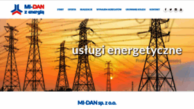 What Mi-dan.pl website looked like in 2021 (3 years ago)