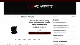 What Mymobilityscooters.co.uk website looked like in 2021 (3 years ago)