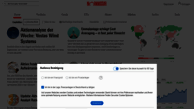 What Morningstar.de website looked like in 2021 (3 years ago)
