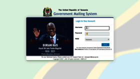 What Mail.tcaa.go.tz website looked like in 2021 (3 years ago)