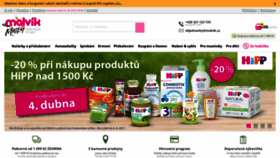 What Malvik.cz website looked like in 2021 (3 years ago)