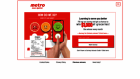 What Metrosondage.ca website looked like in 2021 (3 years ago)